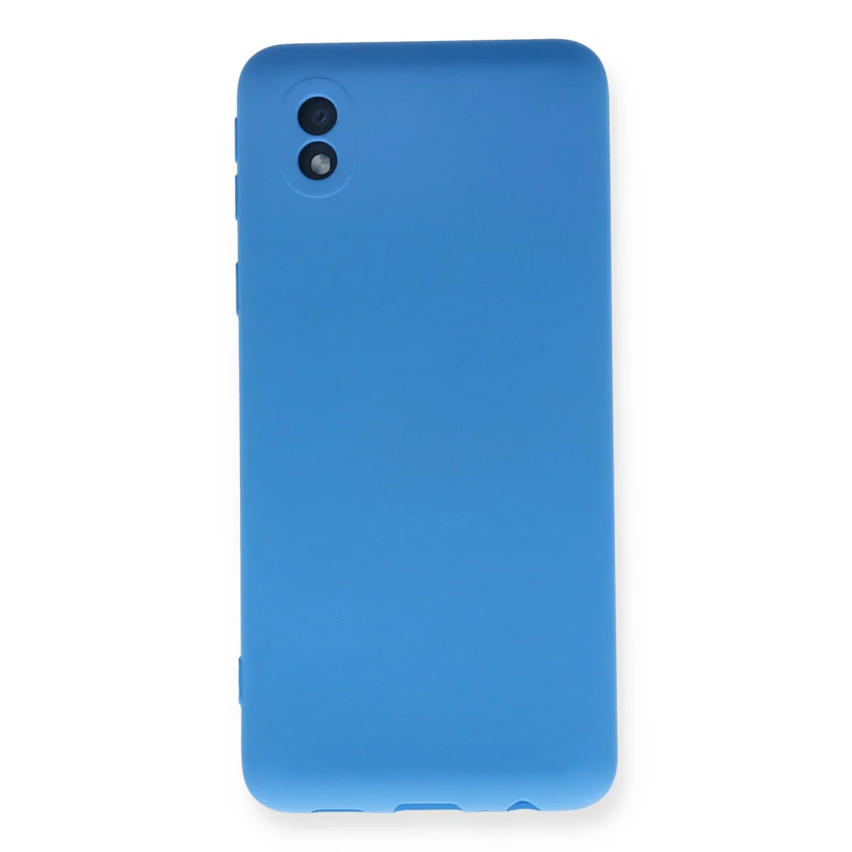 Galaxy A01 Core Kılıf Nano içi Kadife Silikon - Mavi
