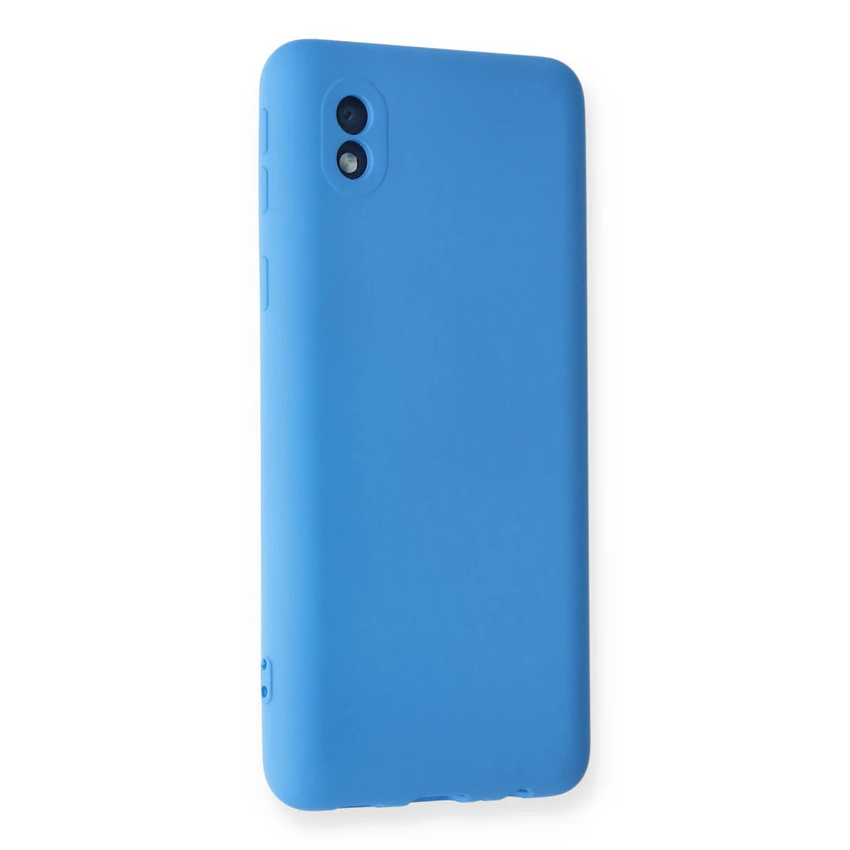 Galaxy A01 Core Kılıf Nano içi Kadife Silikon - Mavi