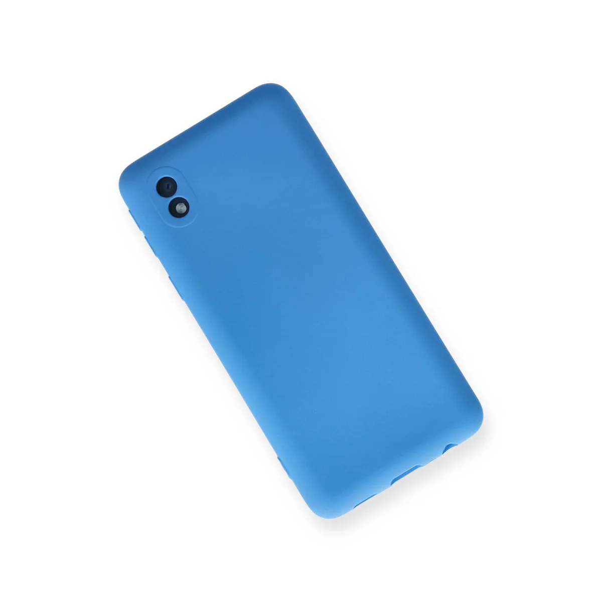 Galaxy A01 Core Kılıf Nano içi Kadife Silikon - Mavi