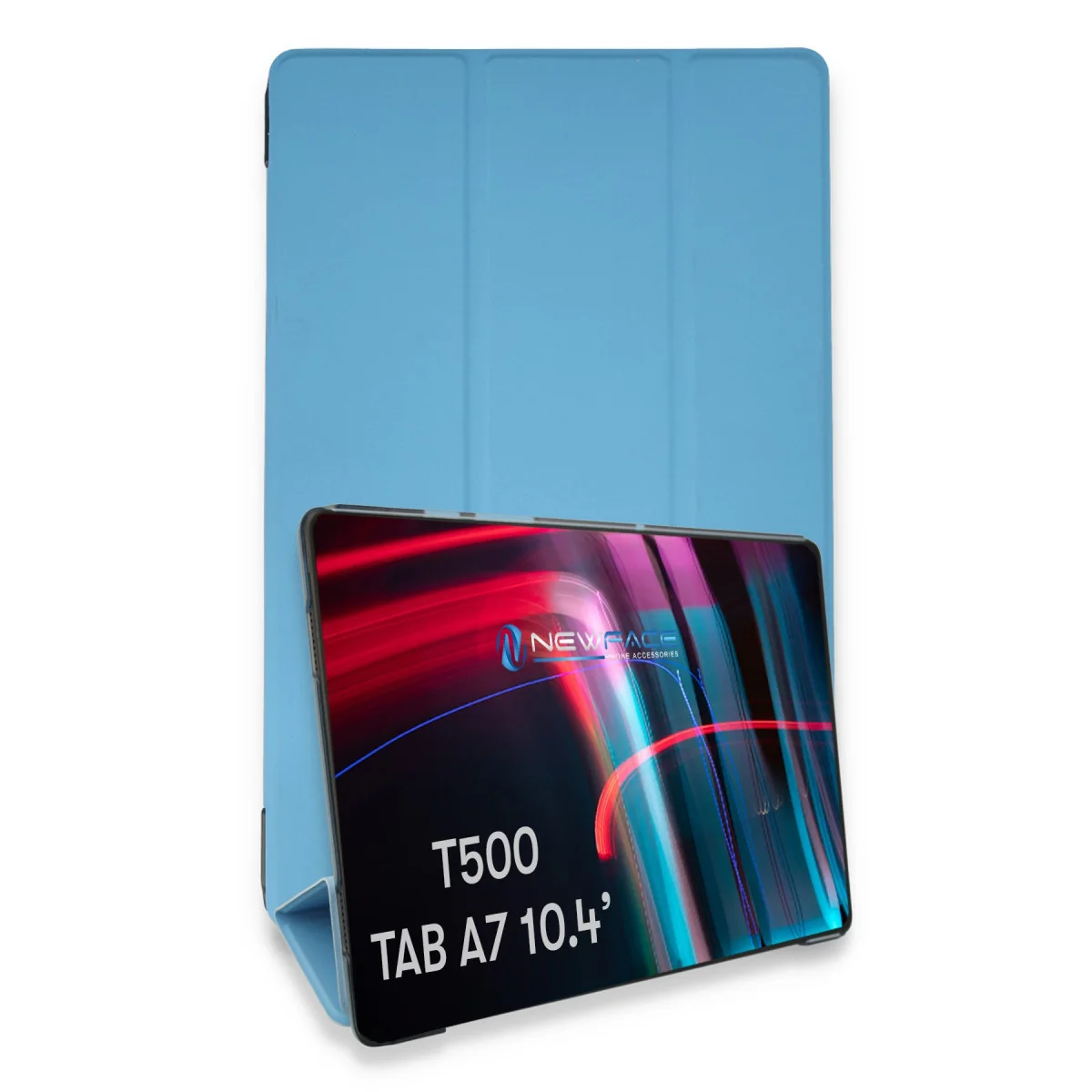 Galaxy T500 Tab A7 10.4 Kılıf Tablet Smart Kılıf - Mavi