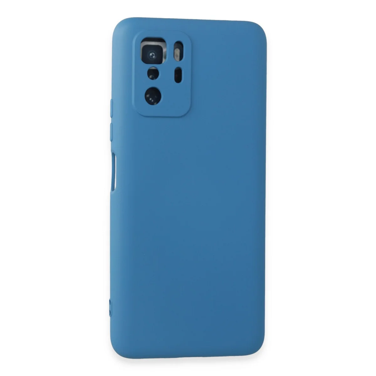 Poco X3 GT Kılıf Nano içi Kadife Silikon - Mavi