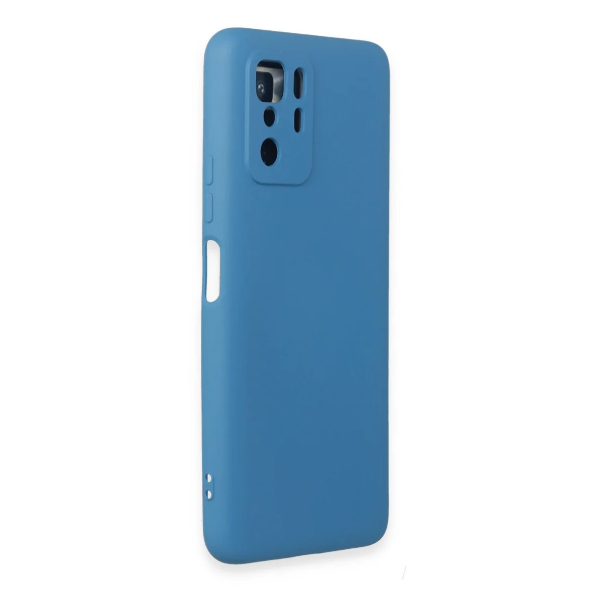 Poco X3 GT Kılıf Nano içi Kadife Silikon - Mavi