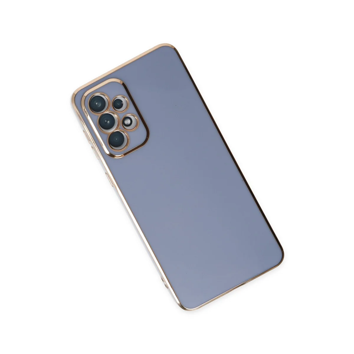 Galaxy A73 5G Kılıf Volet Silikon - Mavi