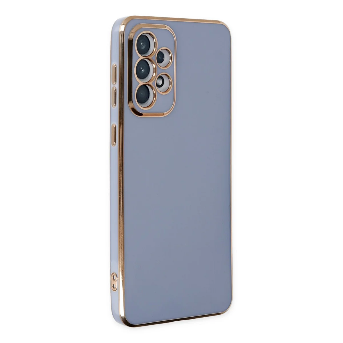 Galaxy A73 5G Kılıf Volet Silikon - Mavi