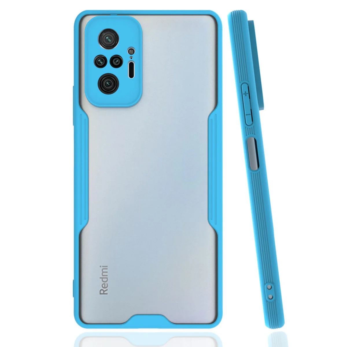 Redmi Note 10 Pro Kılıf Platin Silikon - Mavi