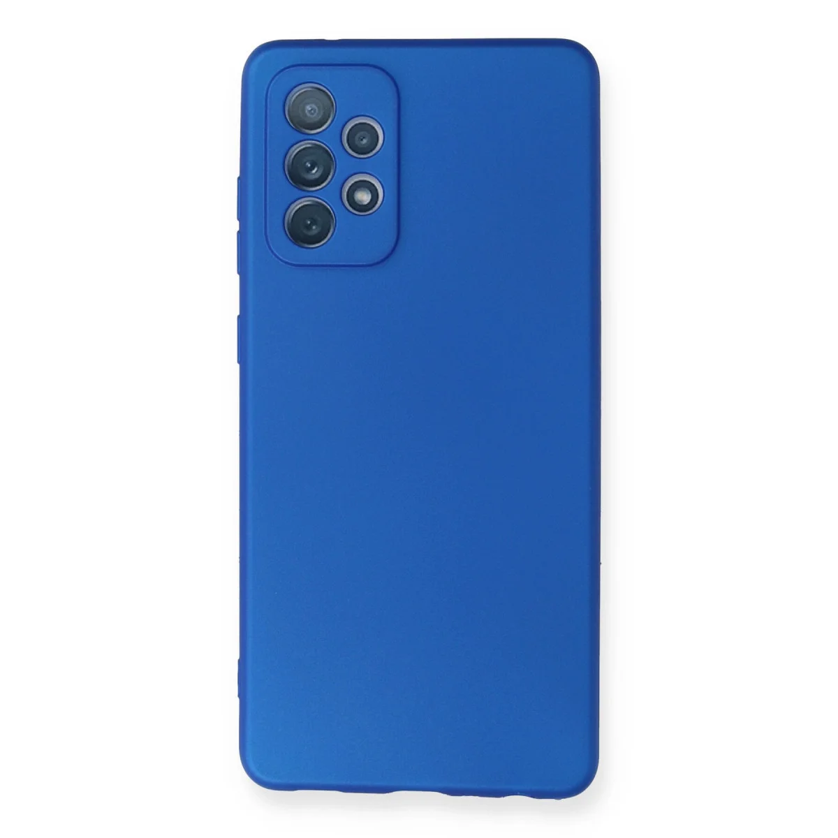 Galaxy A72 Kılıf First Silikon - Mavi