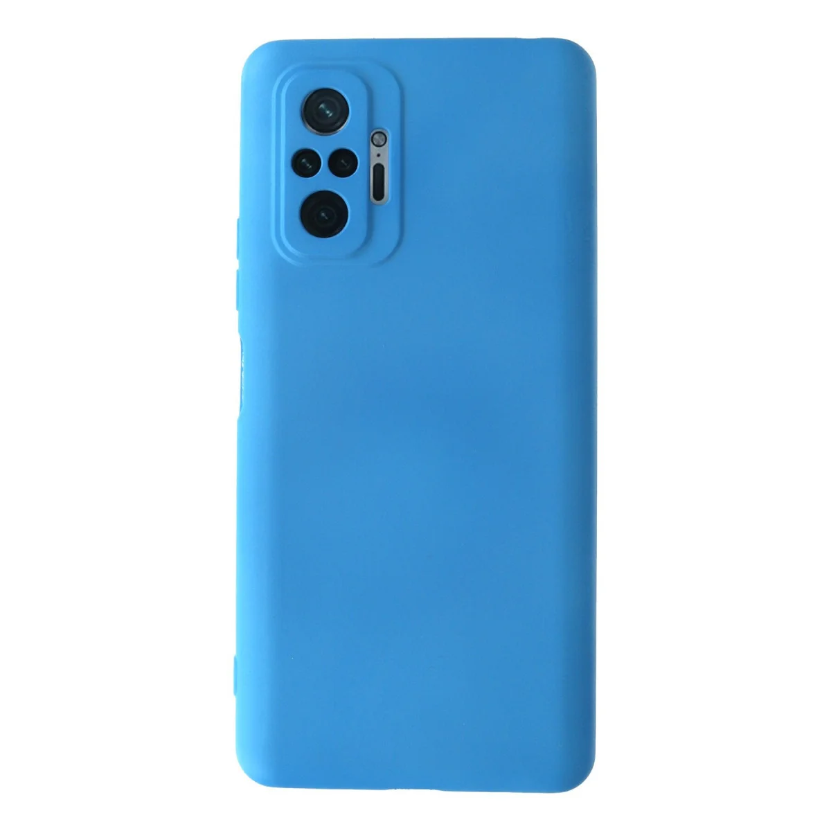 Redmi Note 10 Pro Kılıf Nano içi Kadife Silikon - Mavi