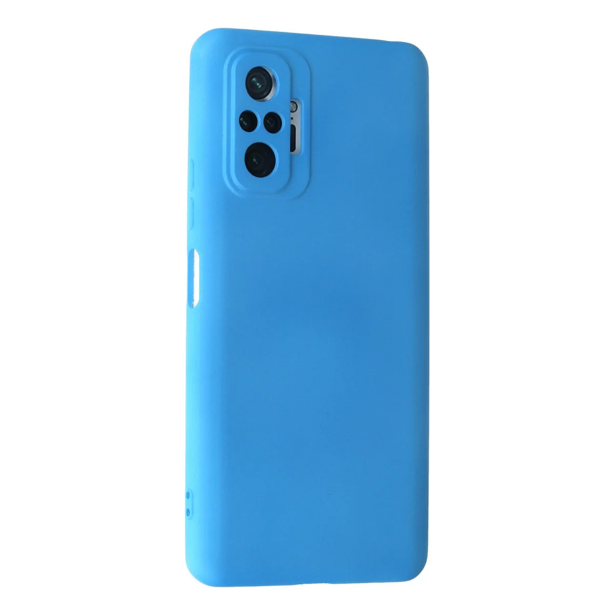 Redmi Note 10 Pro Kılıf Nano içi Kadife Silikon - Mavi