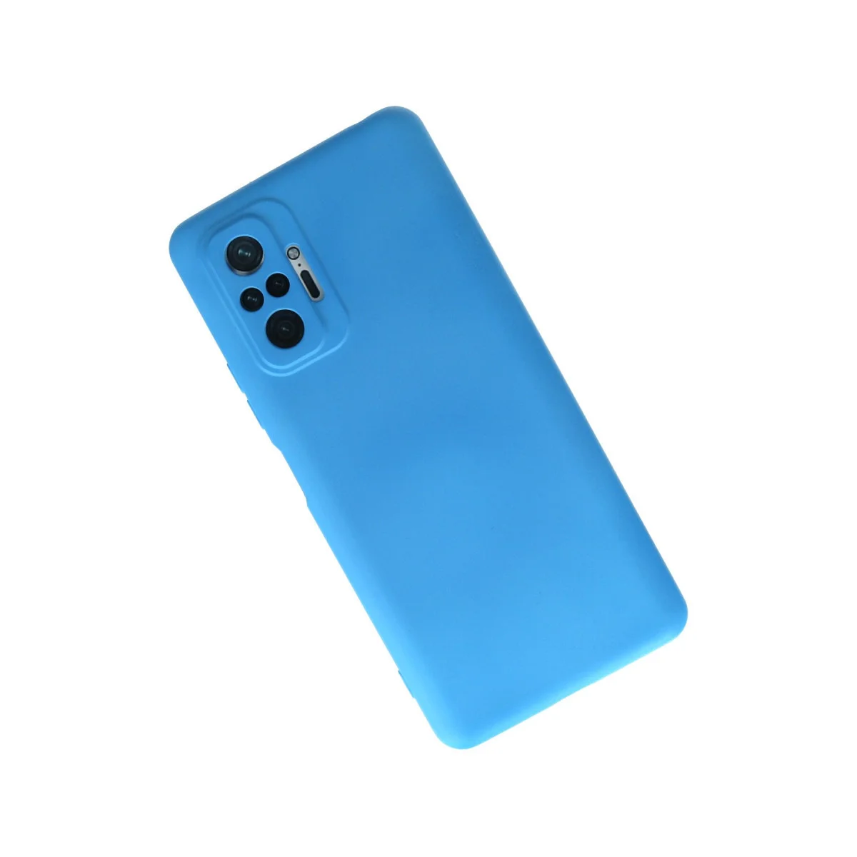 Redmi Note 10 Pro Kılıf Nano içi Kadife Silikon - Mavi