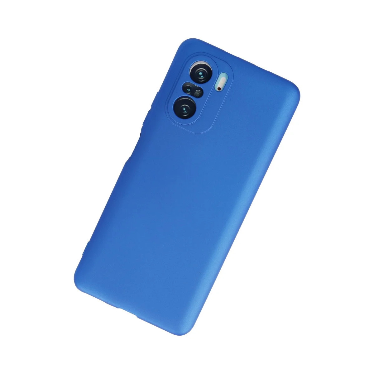 Poco F3 Kılıf First Silikon - Mavi