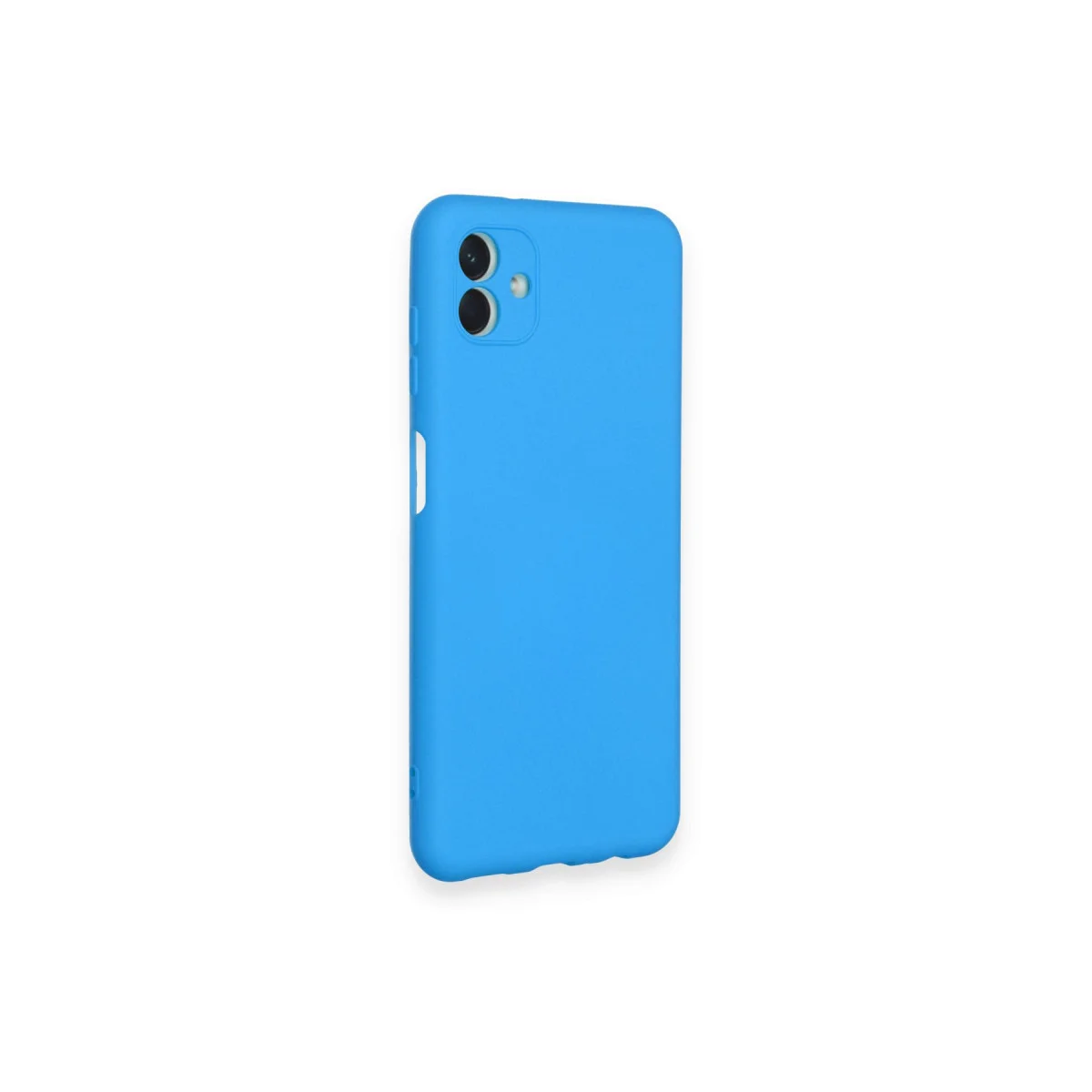 Galaxy A04 Kılıf Nano içi Kadife Silikon - Mavi