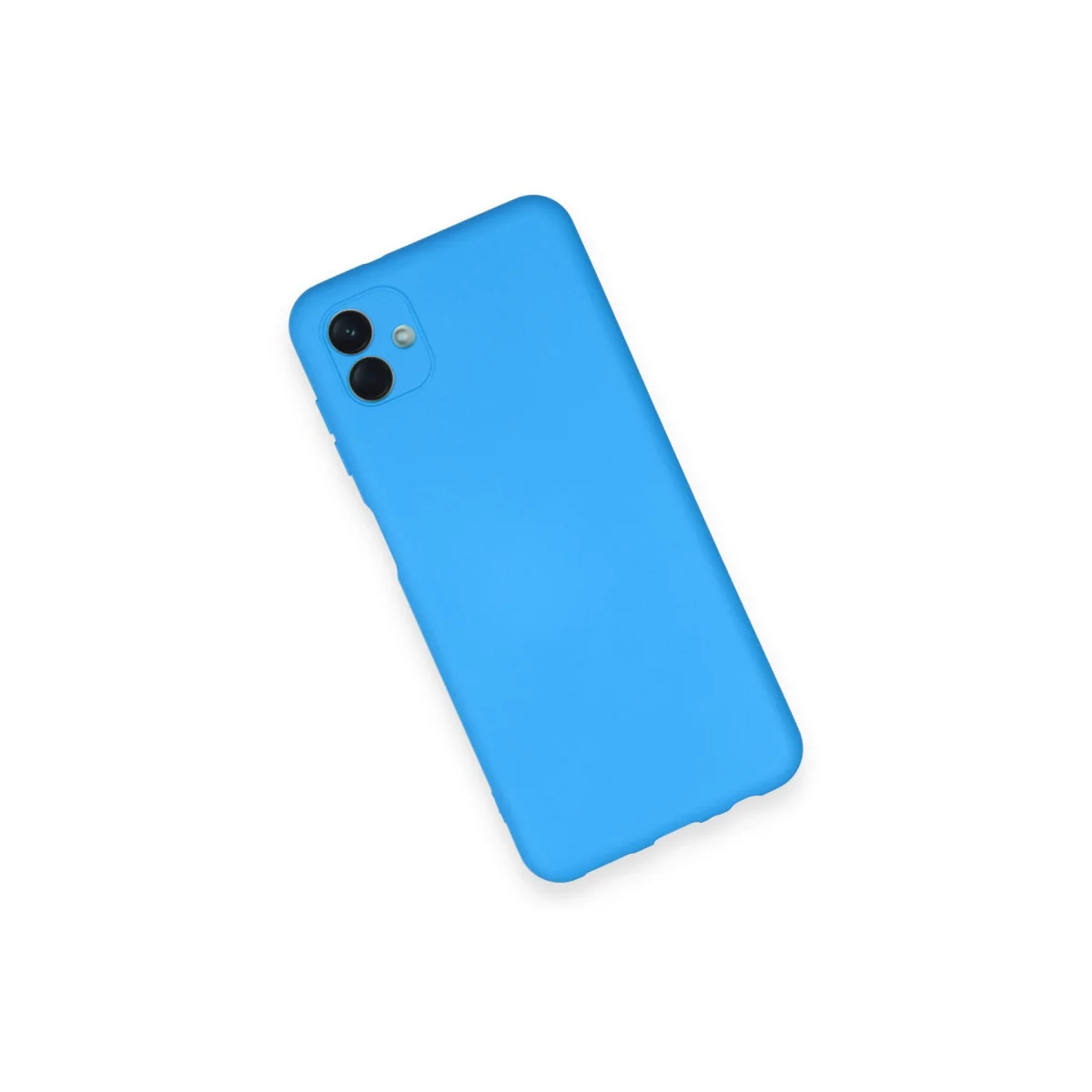 Galaxy A04 Kılıf Nano içi Kadife Silikon - Mavi