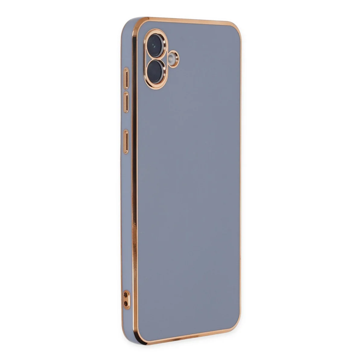 Galaxy A04 Kılıf Volet Silikon - Mavi