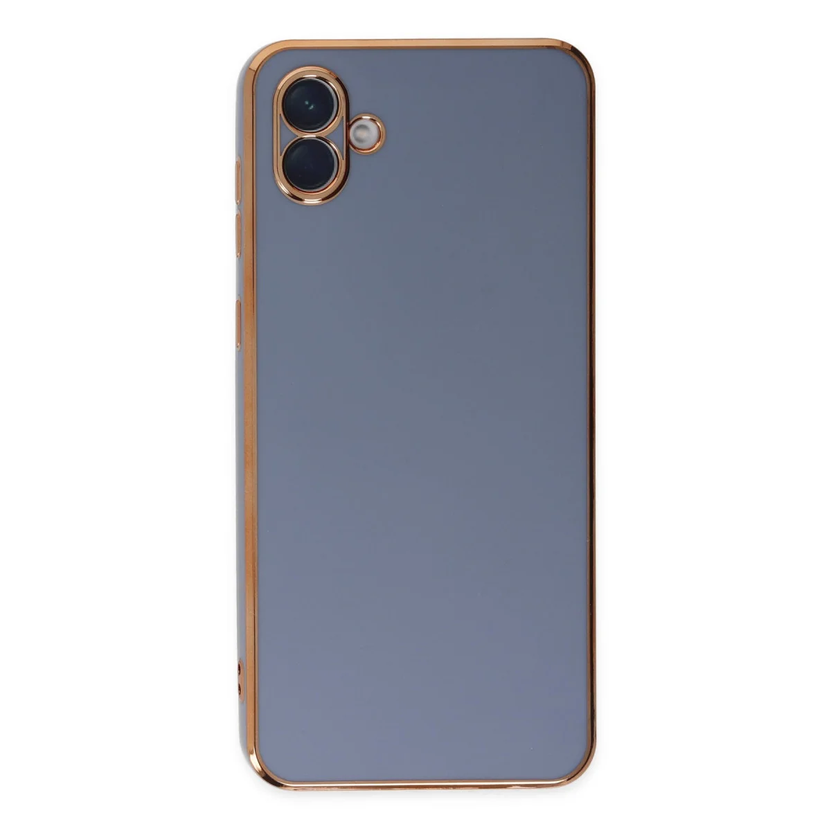 Galaxy A04 Kılıf Volet Silikon - Mavi