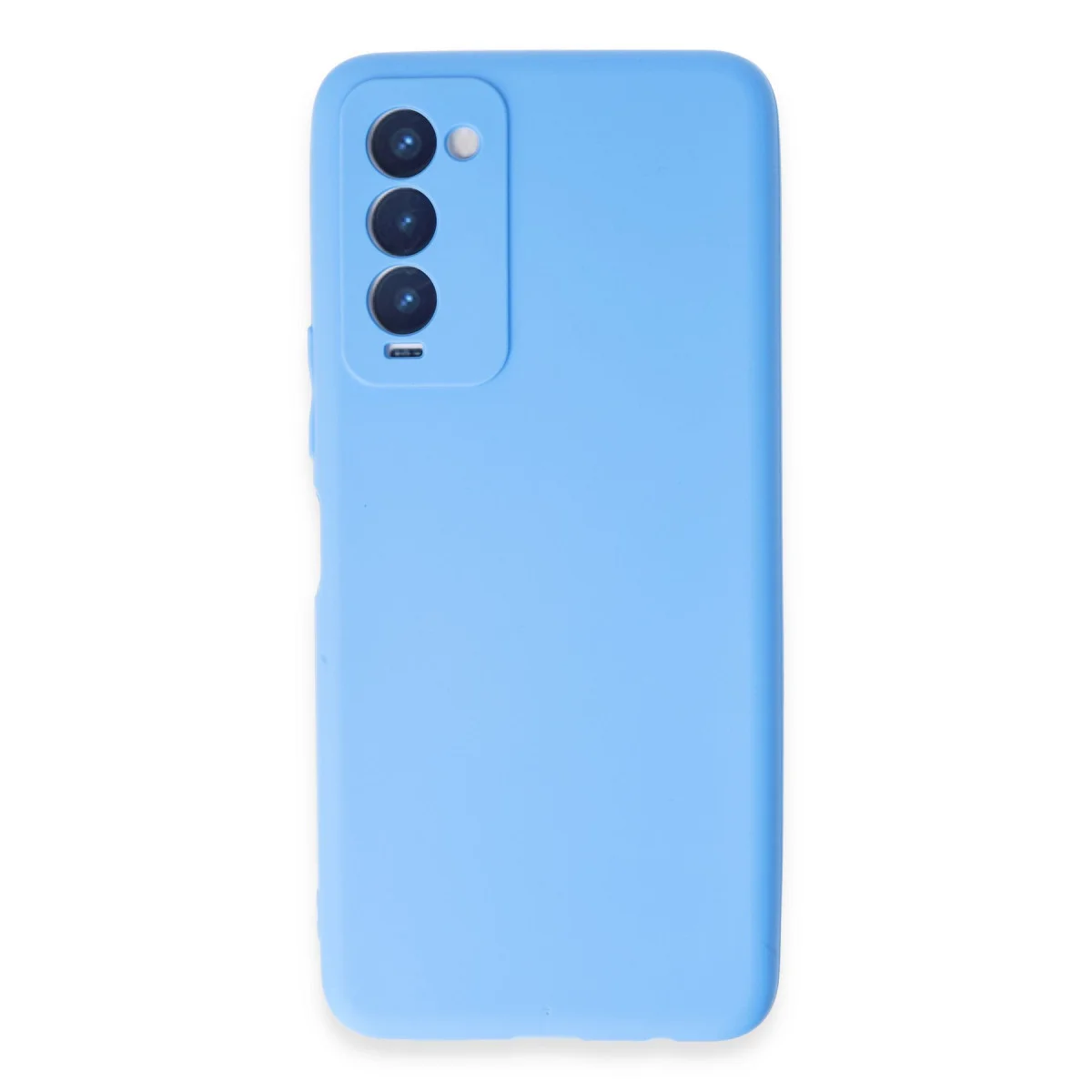 Camon 18 Kılıf First Silikon - Mavi