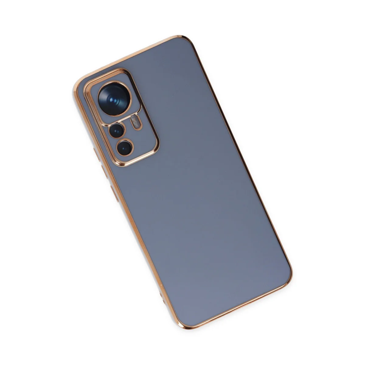 Mi 12T Pro Kılıf Volet Silikon - Mavi