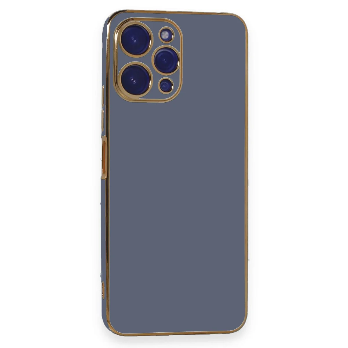Poco M6 Pro 5G Kılıf Volet Silikon - Mavi