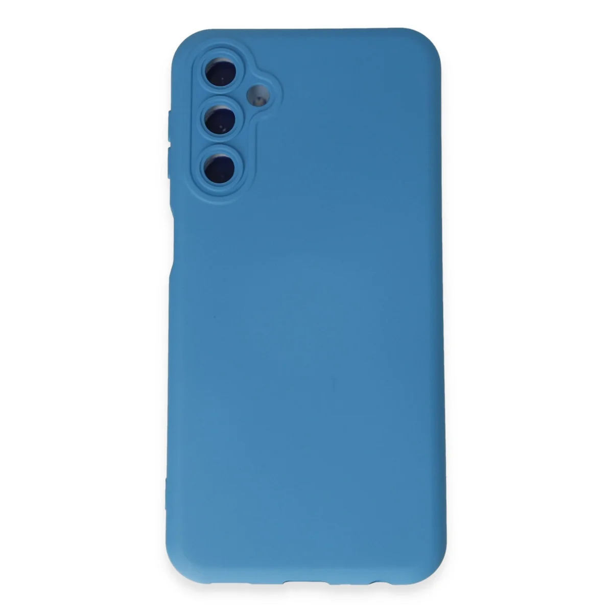 Galaxy M34 5G Kılıf Nano içi Kadife Silikon - Mavi
