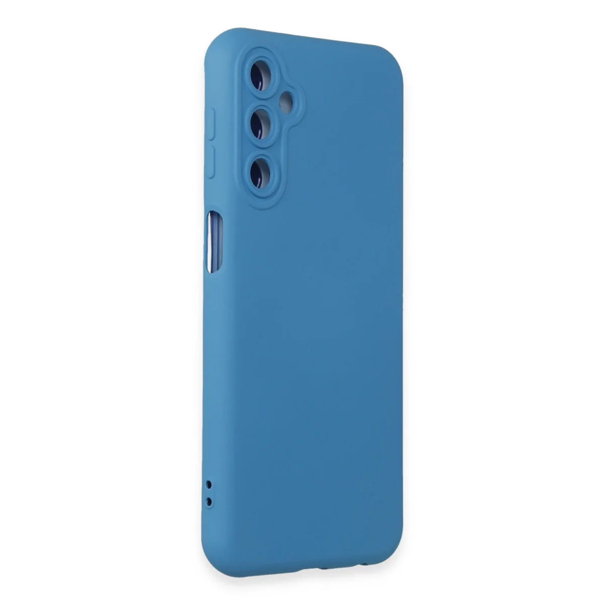 Galaxy M34 5G Kılıf Nano içi Kadife Silikon - Mavi