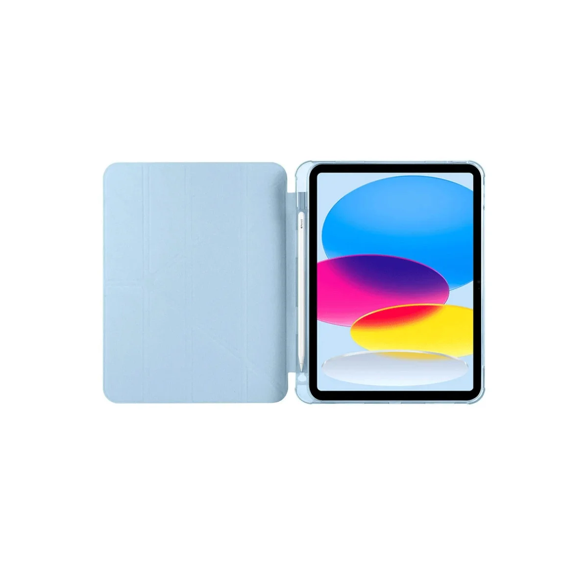 iPad 2022 10.9 (10.nesil) Kılıf Kalemlikli Mars Tablet Kılıfı - Mavi