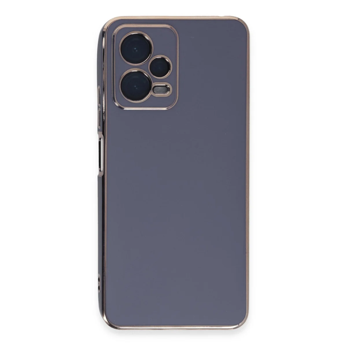 Redmi Note 12 Pro Plus Kılıf Volet Silikon - Mavi