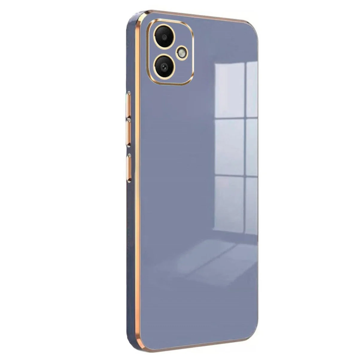 Galaxy A05 Kılıf Volet Silikon - Mavi