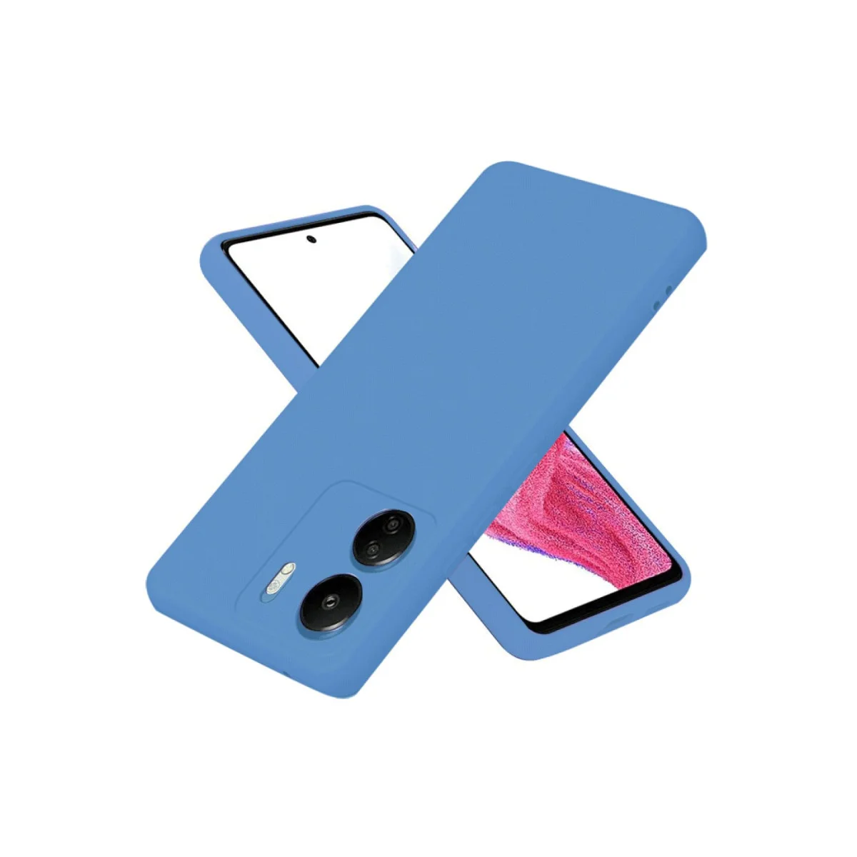 Redmi 13C Kılıf First Silikon - Mavi