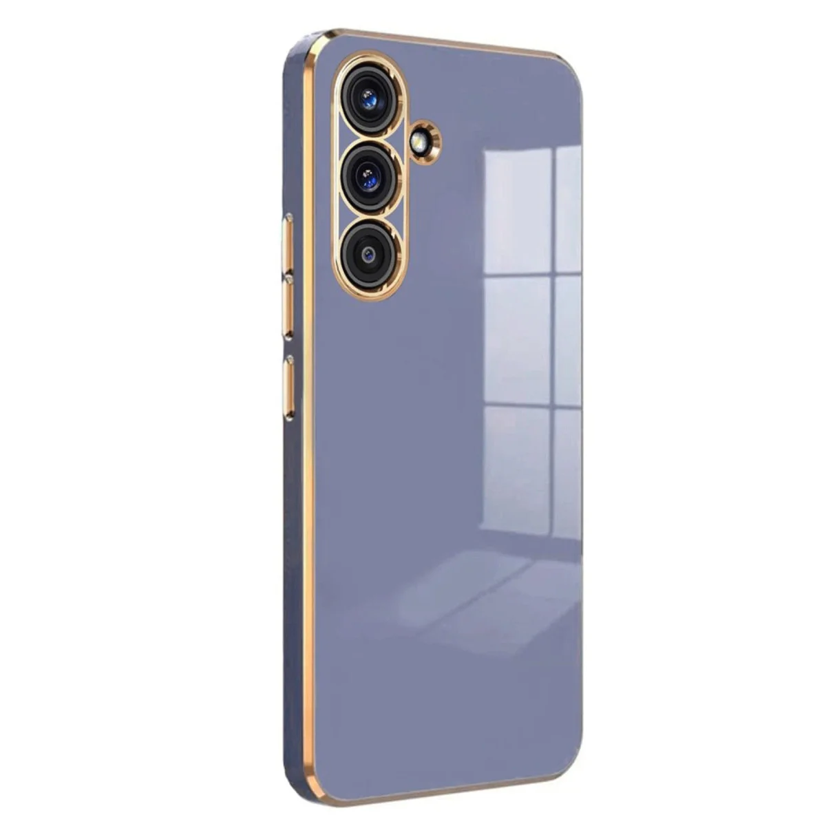 Galaxy S25 Plus Kılıf Volet Silikon - Mavi