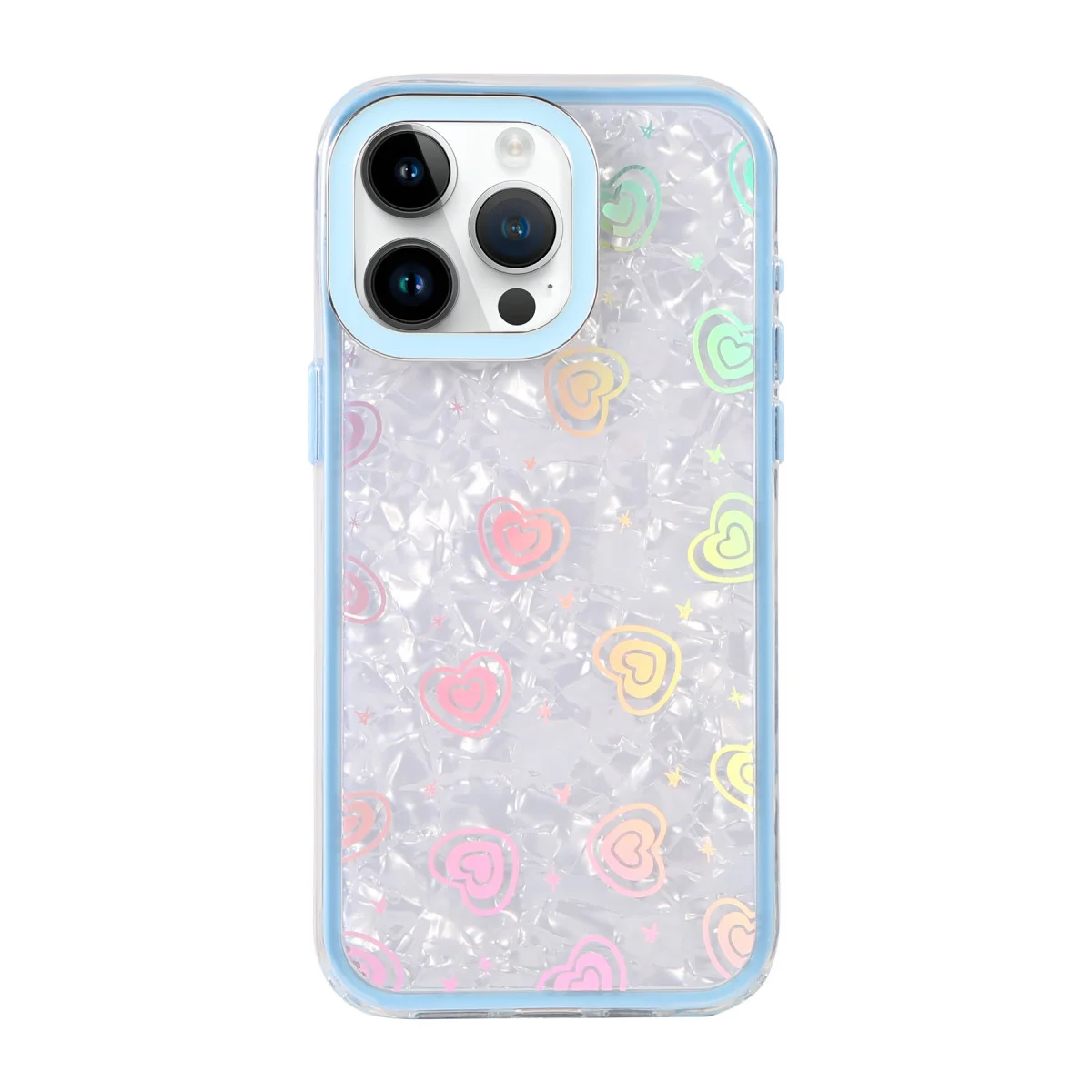 iPhone 14 Pro Max Lumi Desenli Kapak - Mavi