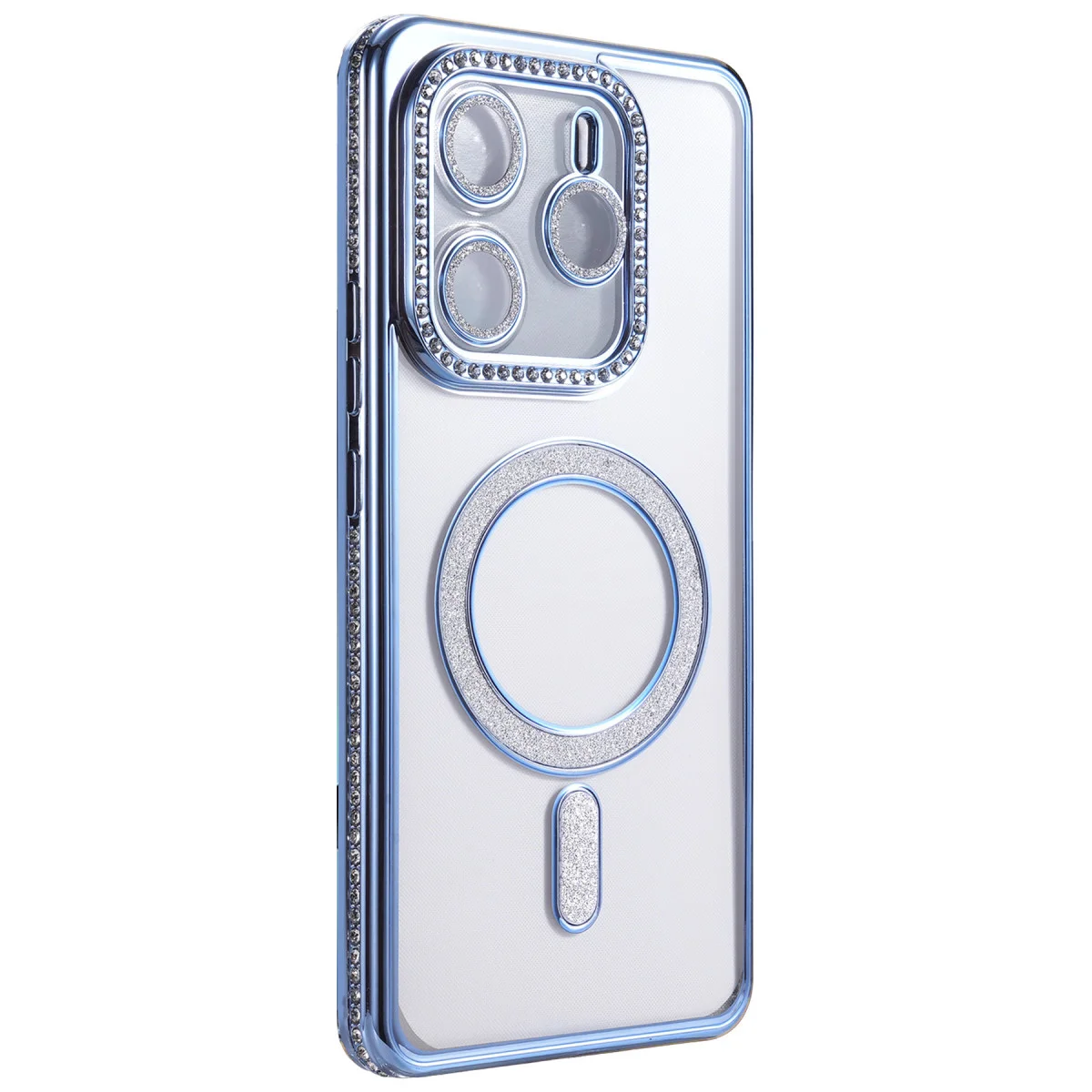 Redmi Note 14 4G Joke Simli Magneticsafe Kılıf - Mavi