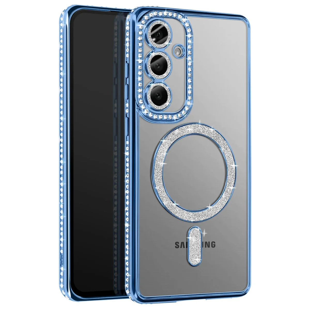 Galaxy S26 Plus Joke Simli Magneticsafe Kılıf - Mavi