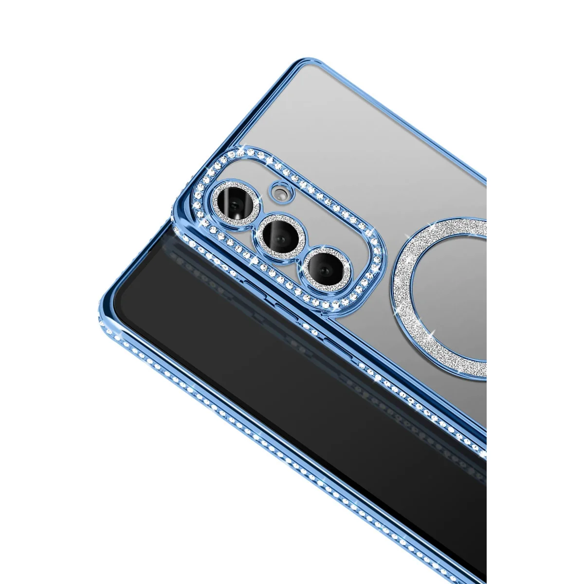 Galaxy A37 5G Joke Simli Magneticsafe Kılıf - Mavi