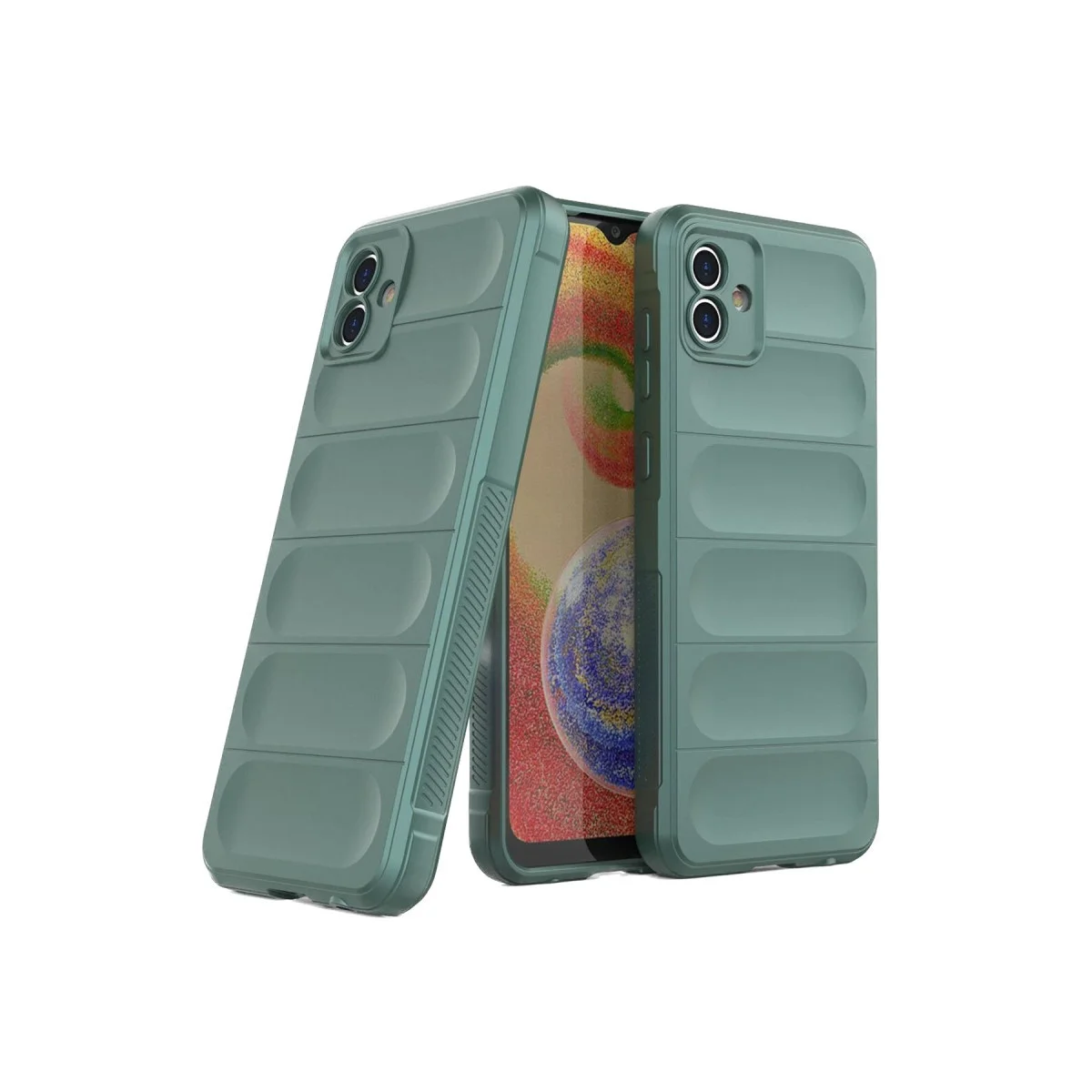 Galaxy A05 Kılıf Optimum Silikon - Koyu Yeşil