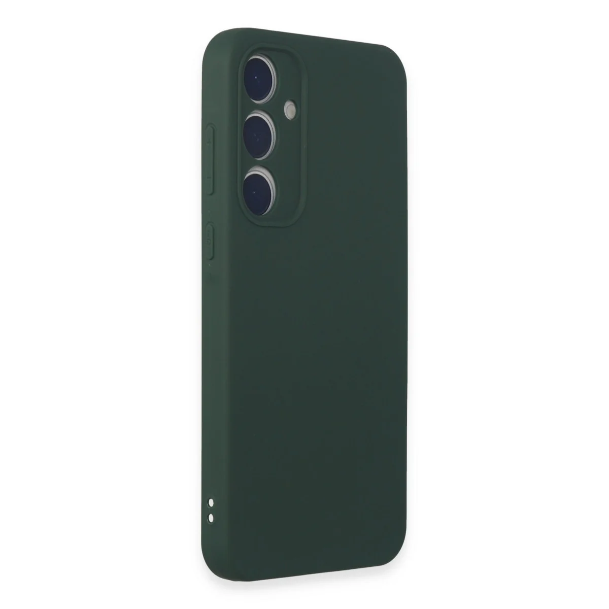 Galaxy A15 4G Kılıf First Silikon - Koyu Yeşil