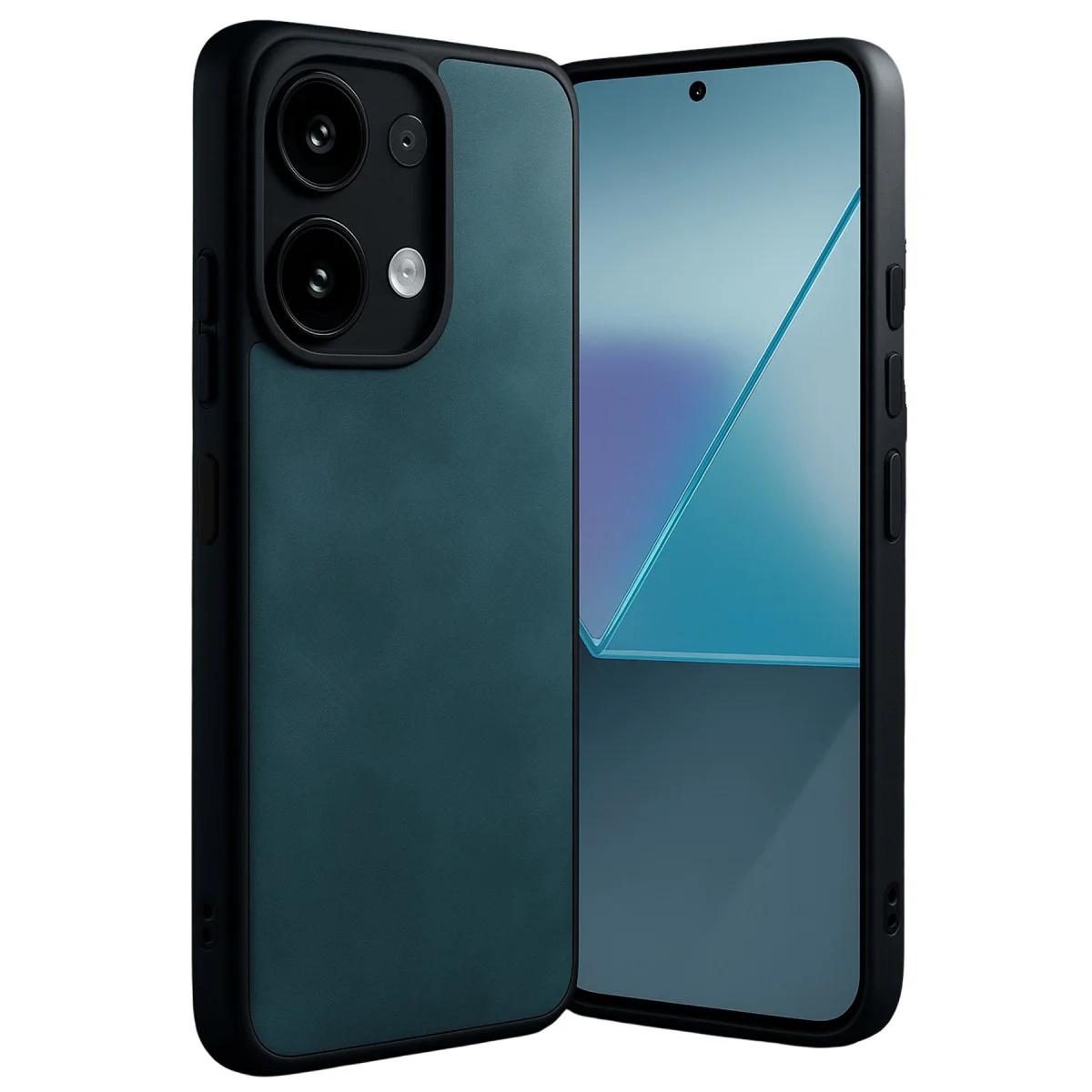 Redmi Note 13 Pro 4G Kılıf Aras Deri Kapak - Koyu Yeşil