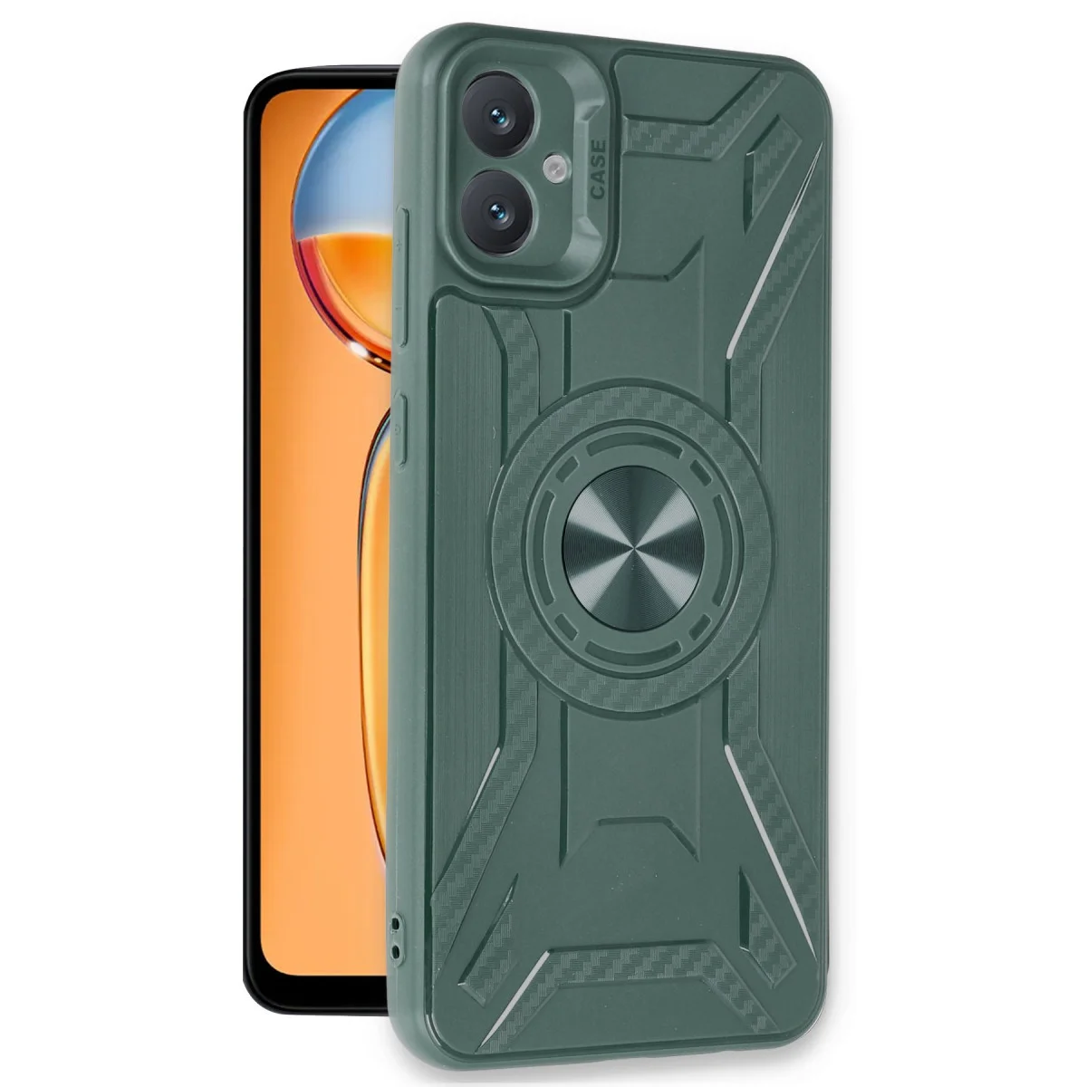 Galaxy A05 Kılıf Lincoln Silikon - Koyu Yeşil