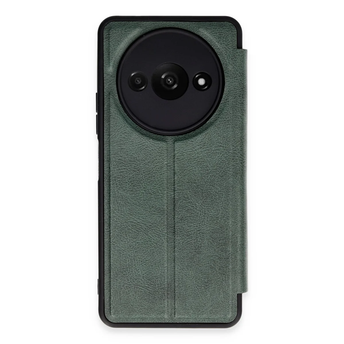 Redmi A3 4G Kılıf Flip Cover - Koyu Yeşil