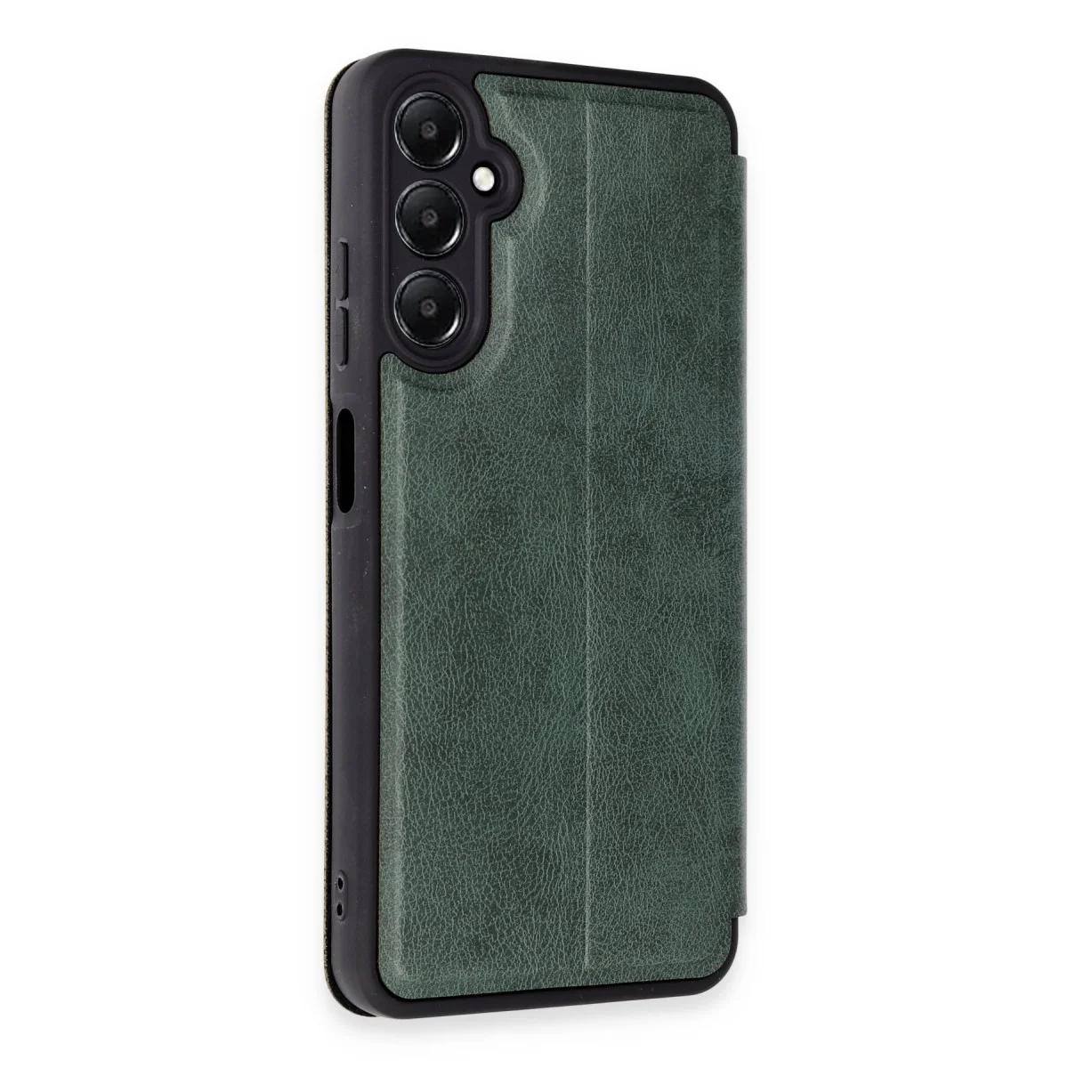 Galaxy A05S Kılıf Flip Cover - Koyu Yeşil