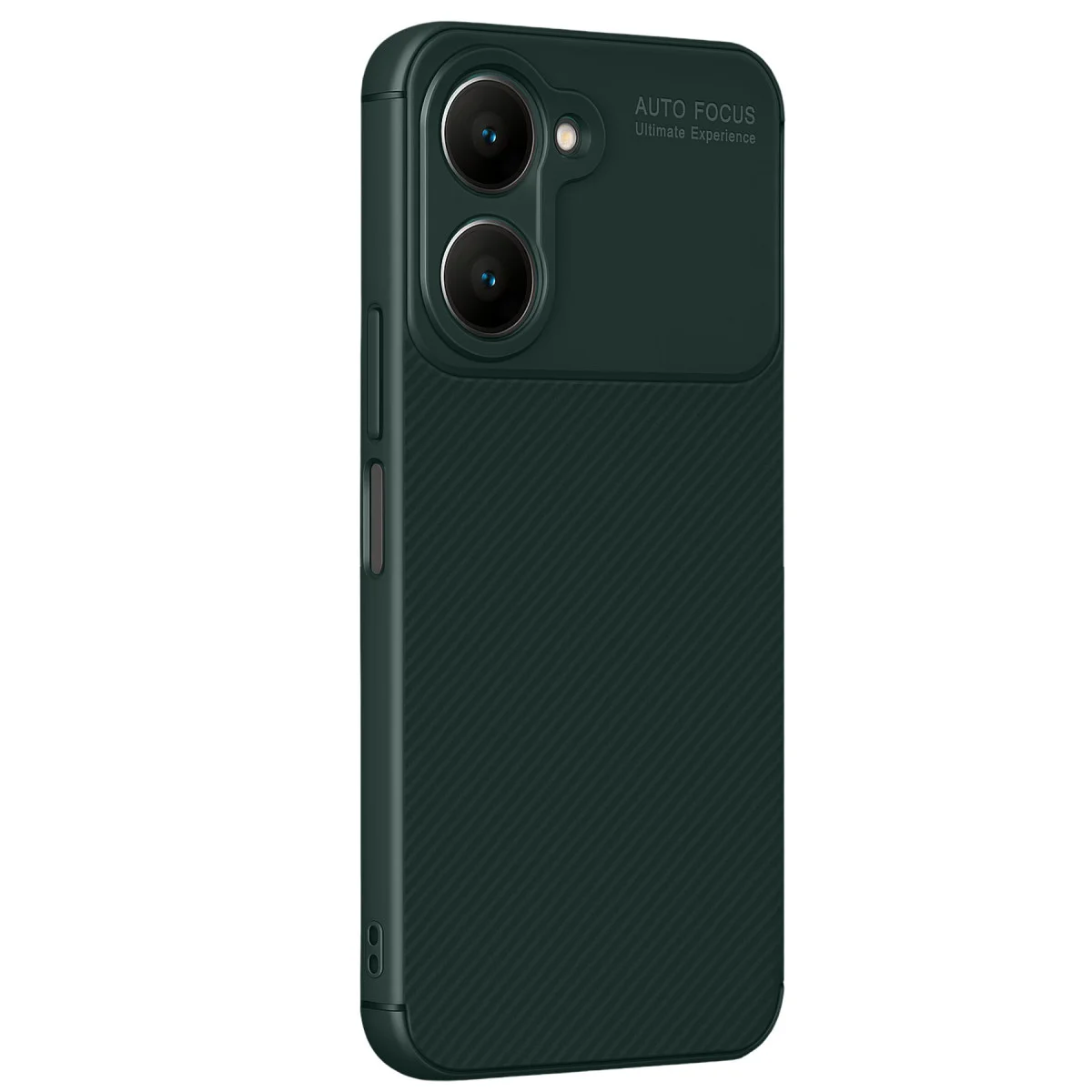 Y18 Kılıf Auto Focus Karbon Kapak - Koyu Yeşil