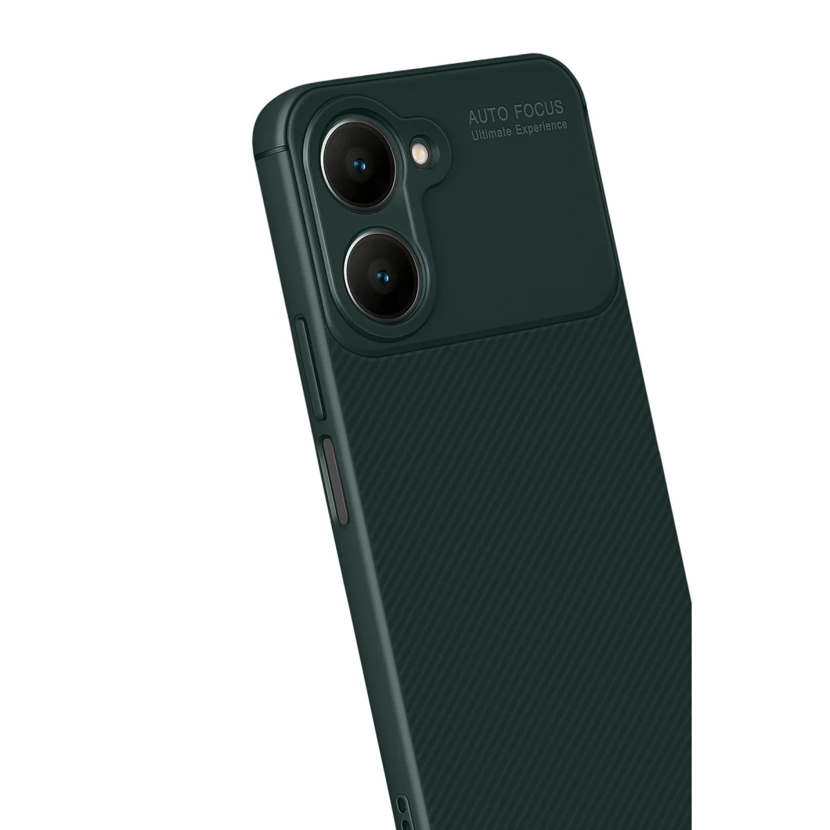 Y18 Kılıf Auto Focus Karbon Kapak - Koyu Yeşil