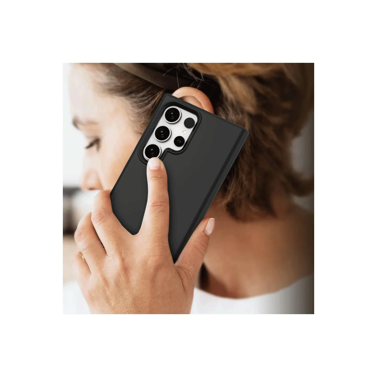 Galaxy S24 Ultra Kılıf First Silikon - Koyu Yeşil