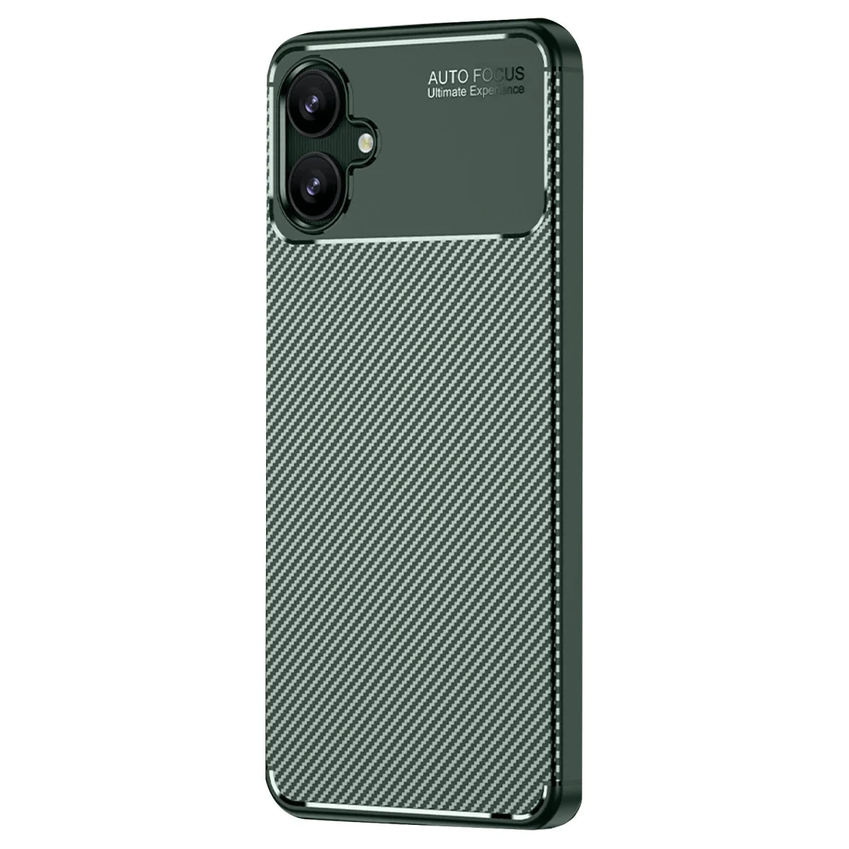 Galaxy A06 Kılıf Auto Focus Karbon Kapak - Koyu Yeşil