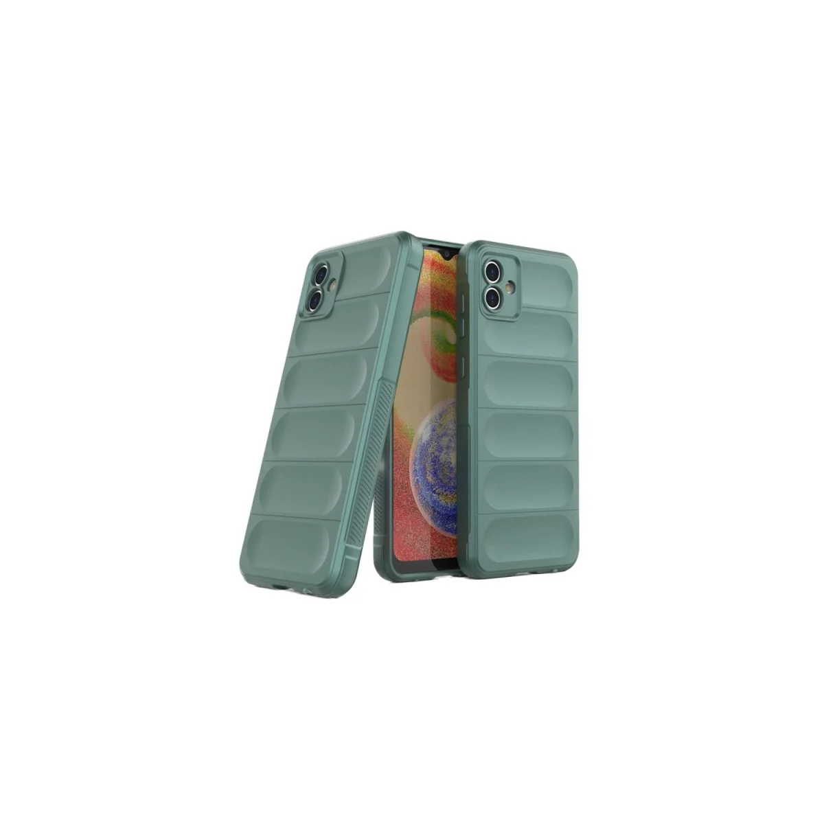 Galaxy A06 Kılıf Optimum Silikon - Koyu Yeşil