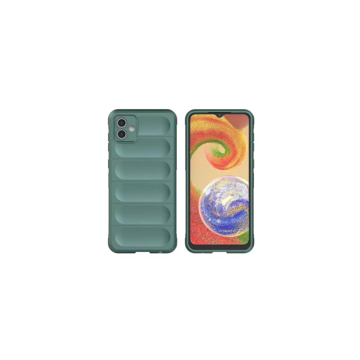 Galaxy A06 Kılıf Optimum Silikon - Koyu Yeşil
