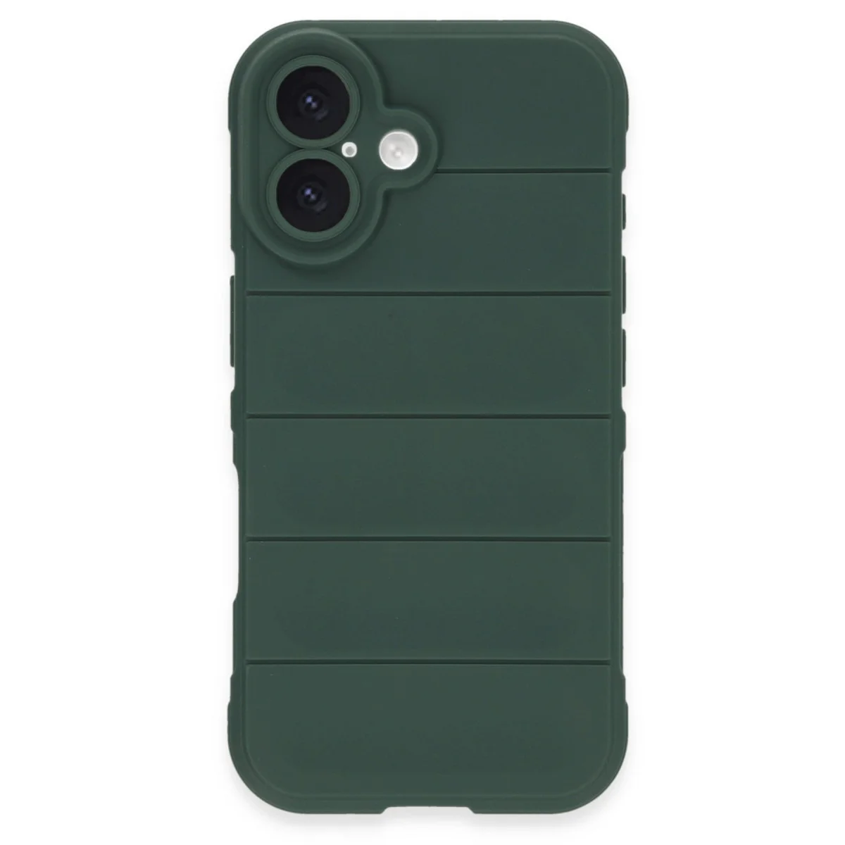 iPhone 16 Plus Kılıf Optimum Silikon - Koyu Yeşil