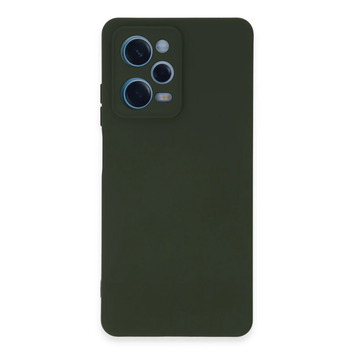 Redmi Note 12 Pro 5G Kılıf Nano içi Kadife Silikon - Koyu Yeşil