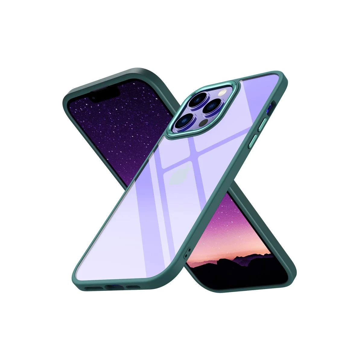 iPhone 14 Pro Kılıf Power Silikon - Koyu Yeşil