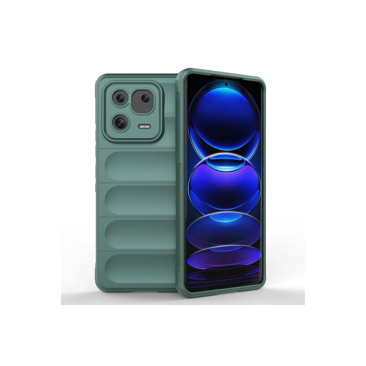 Mi 13 Pro Kılıf Optimum Silikon - Koyu Yeşil