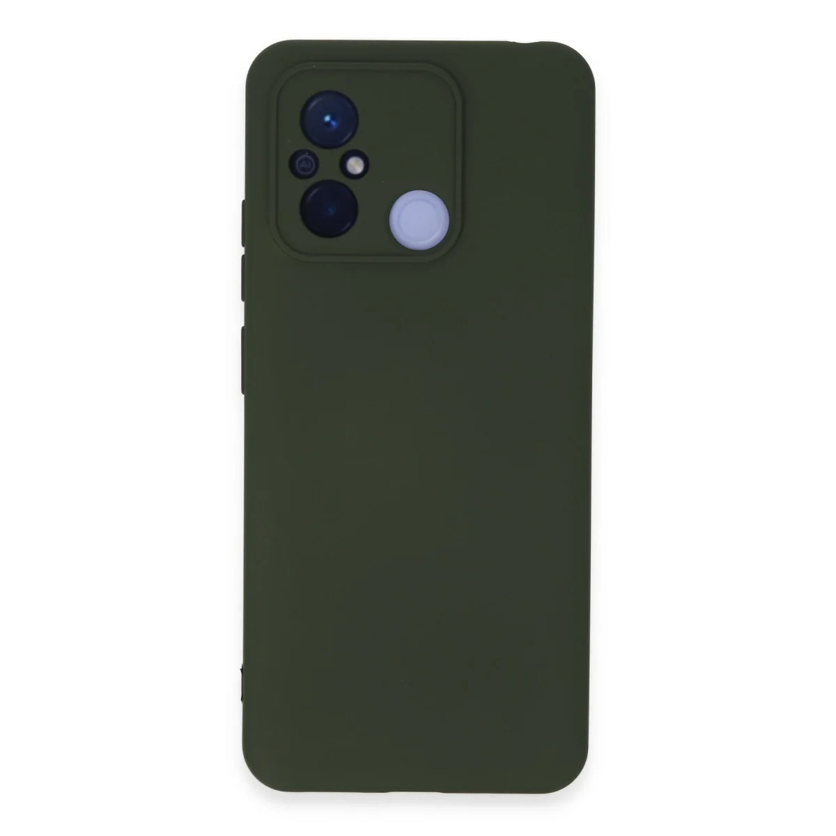 Redmi 12C Kılıf Nano içi Kadife Silikon - Koyu Yeşil