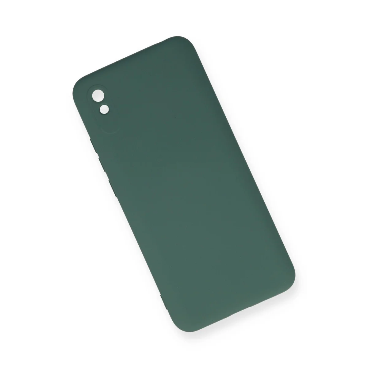 Redmi 9A Kılıf Nano içi Kadife Silikon - Koyu Yeşil